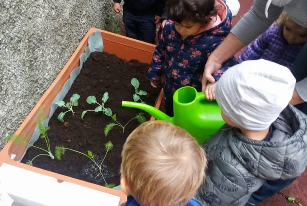 Hakuna Matata - Nido d'Infanzia, Asilo Nido a Genova Nervi - Orto al nido, per un'educazione all'aperto